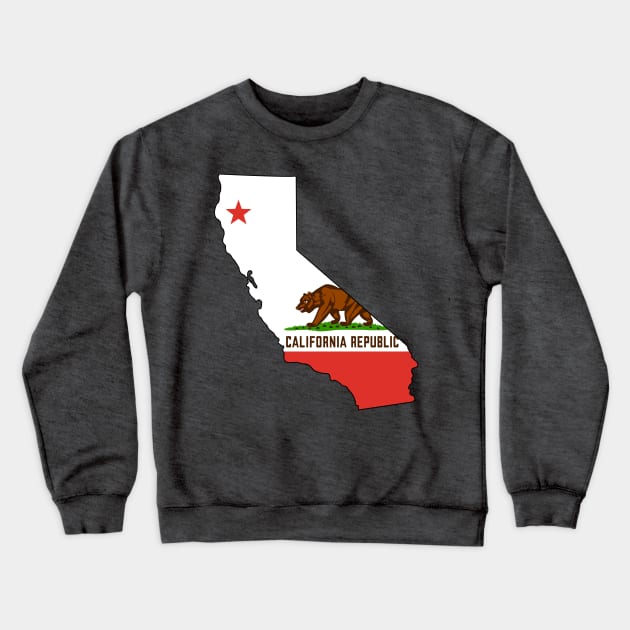 California Pride! Crewneck Sweatshirt by somekindofguru